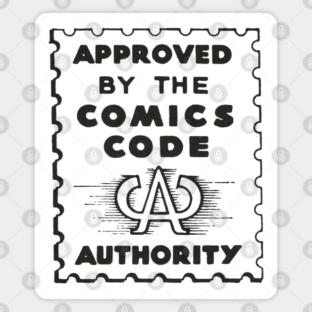 Comics Code Stamp Magnet by Pop Fan Shop